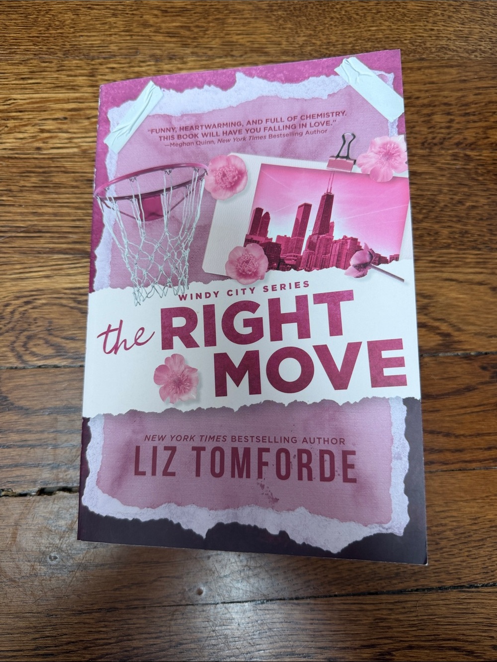The Right Move by Liz Tomforde - Pink Cover Paperback